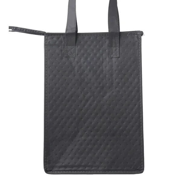 Non-Woven Polypropylene Lunch Tote w/ Zipper - 9"W x 13"H x