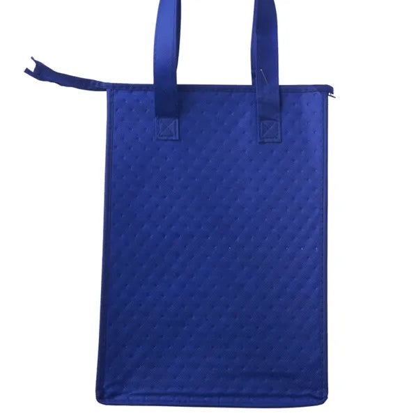 Non-Woven Polypropylene Lunch Tote w/ Zipper - 9"W x 13"H x
