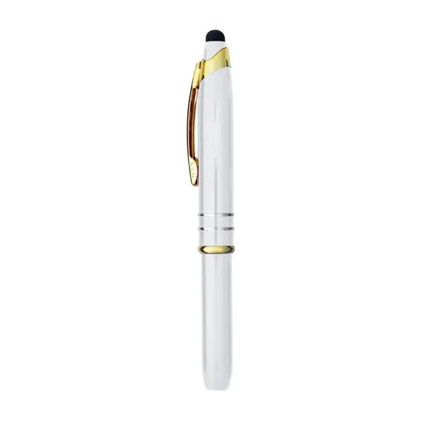 Union Printed - Kap Flashlight and Stylus Metal Pen