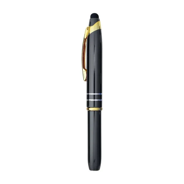 Union Printed - Kap Flashlight and Stylus Metal Pen