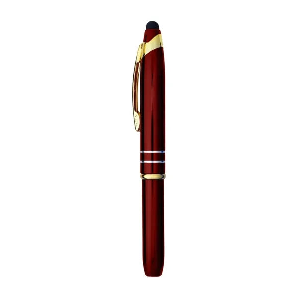 Union Printed - Kap Flashlight and Stylus Metal Pen