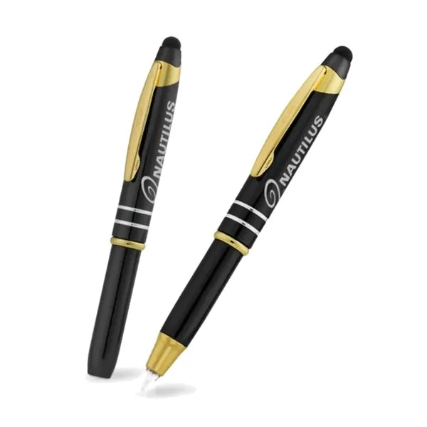 Union Printed - Kap Flashlight and Stylus Metal Pen