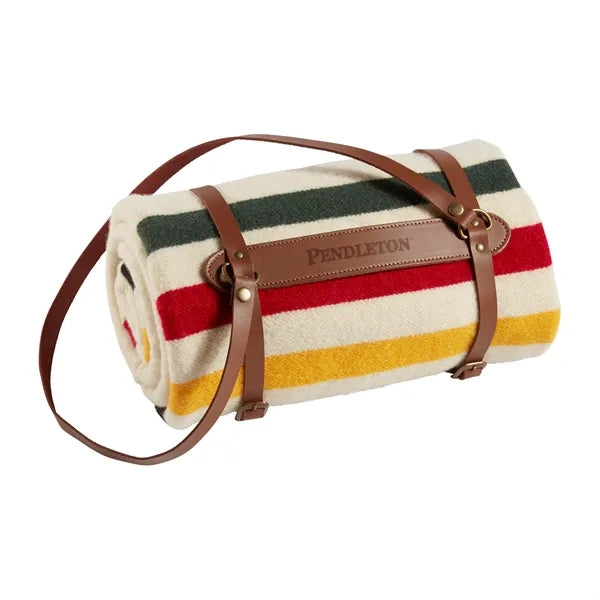 National Park Throw w/ Leather Carrier
