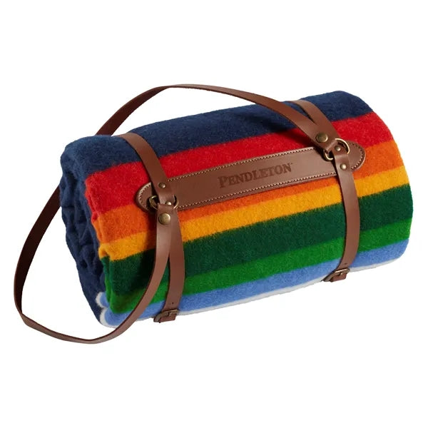 National Park Throw w/ Leather Carrier