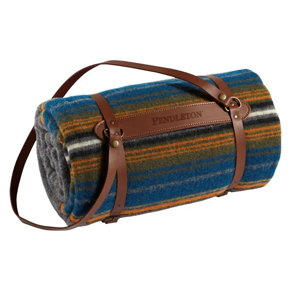 National Park Throw w/ Leather Carrier