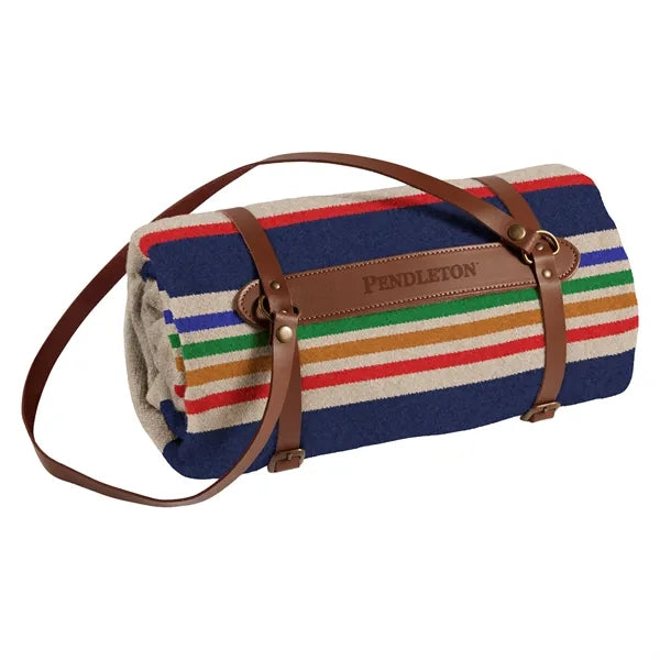 National Park Throw w/ Leather Carrier