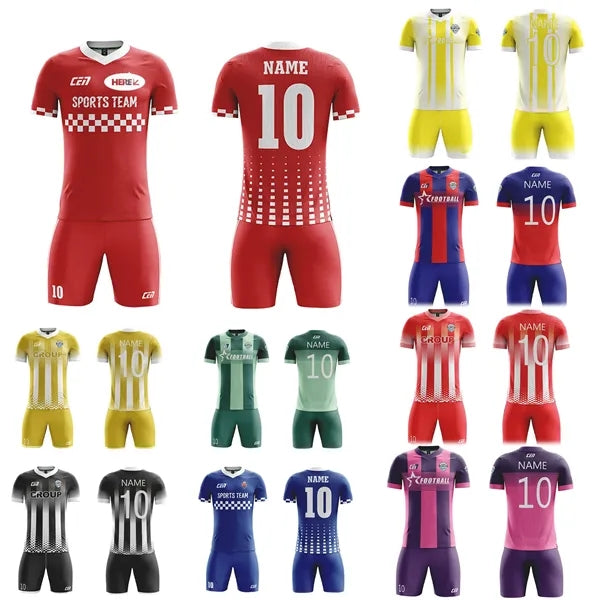Soccer Jersey Sports Team Training Soccer Uniforms