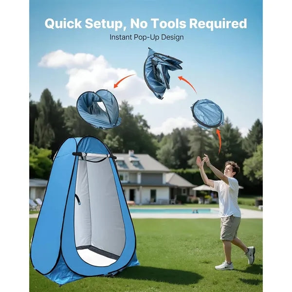 Portable outdoor Pop Up Shower Tent Bathroom Camping toilet