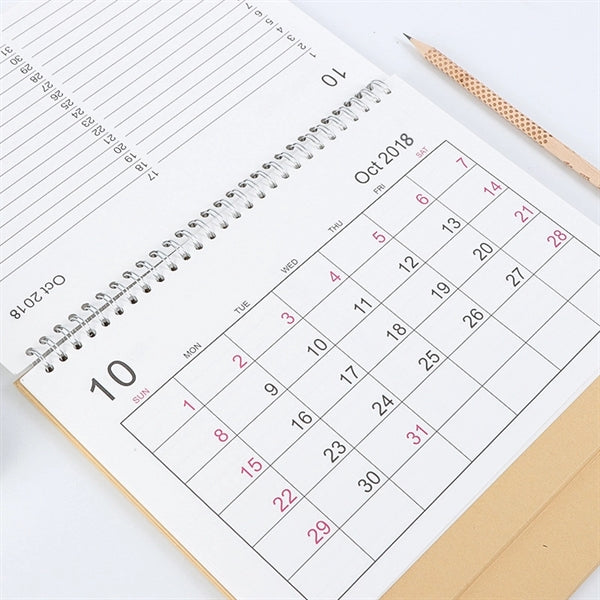 2019 Year Multifunction Wall Calendar