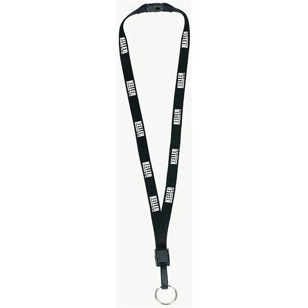 1/2" Breakaway Lanyard with Key Ring