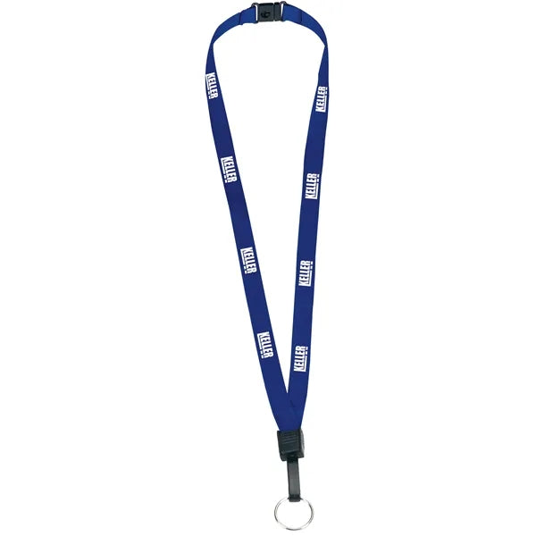 1/2" Breakaway Lanyard with Key Ring