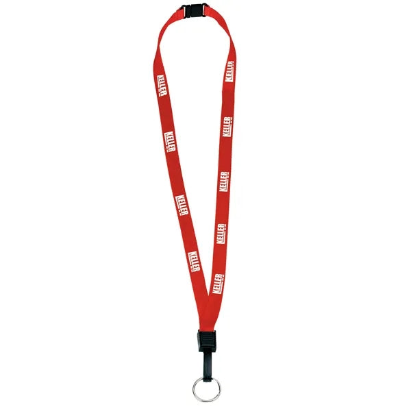 1/2" Breakaway Lanyard with Key Ring