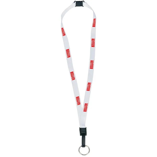 1/2" Breakaway Lanyard with Key Ring