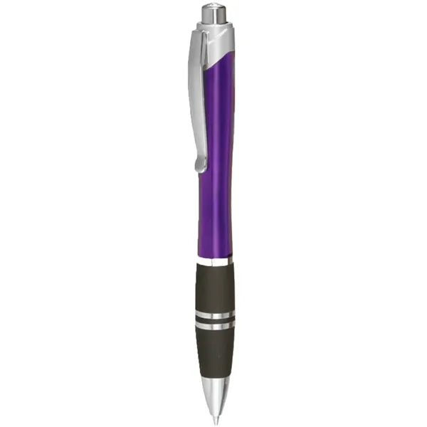 Plastic Pens with Silver Accents