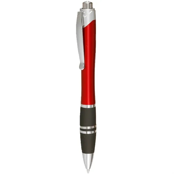 Plastic Pens with Silver Accents