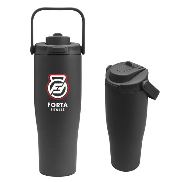 30 Oz. Denali Sip & Chug Recycled Stainless Steel Tumbler