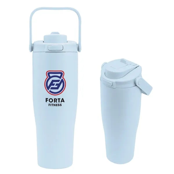30 Oz. Denali Sip & Chug Recycled Stainless Steel Tumbler