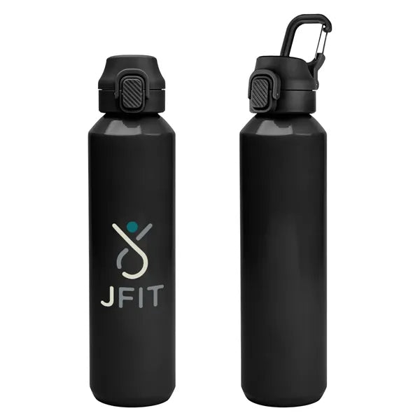 27 Oz. Travis Recycled Aluminum Bottle With Carabiner