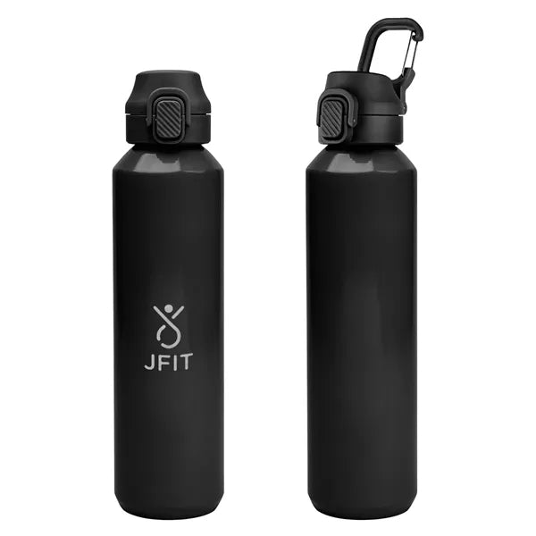 27 Oz. Travis Recycled Aluminum Bottle With Carabiner