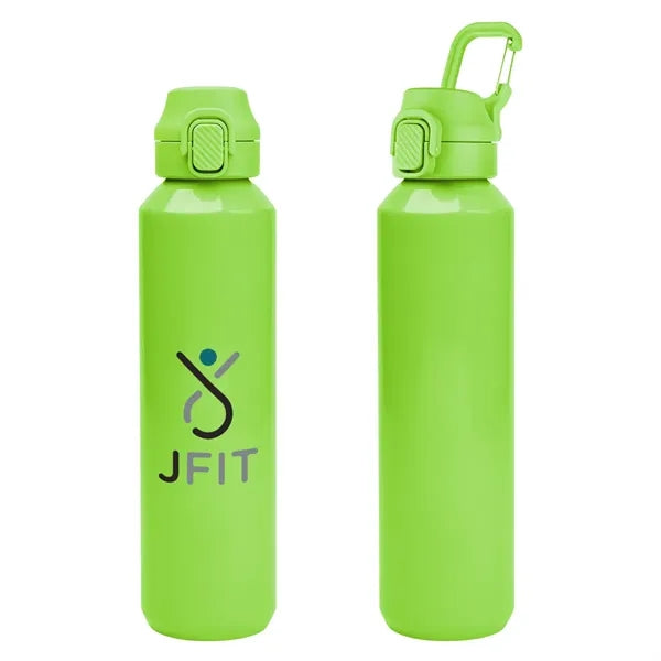 27 Oz. Travis Recycled Aluminum Bottle With Carabiner