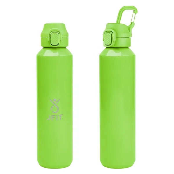 27 Oz. Travis Recycled Aluminum Bottle With Carabiner
