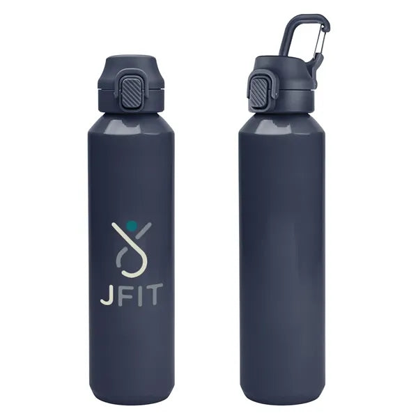 27 Oz. Travis Recycled Aluminum Bottle With Carabiner