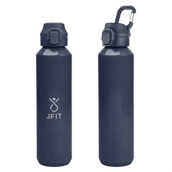 27 Oz. Travis Recycled Aluminum Bottle With Carabiner
