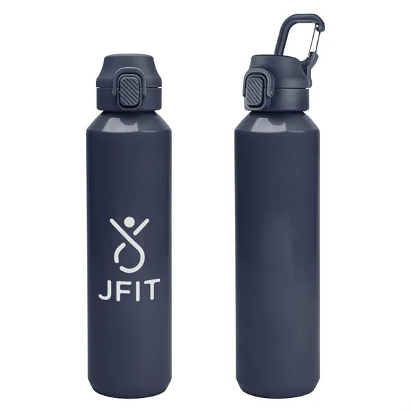 27 Oz. Travis Recycled Aluminum Bottle With Carabiner