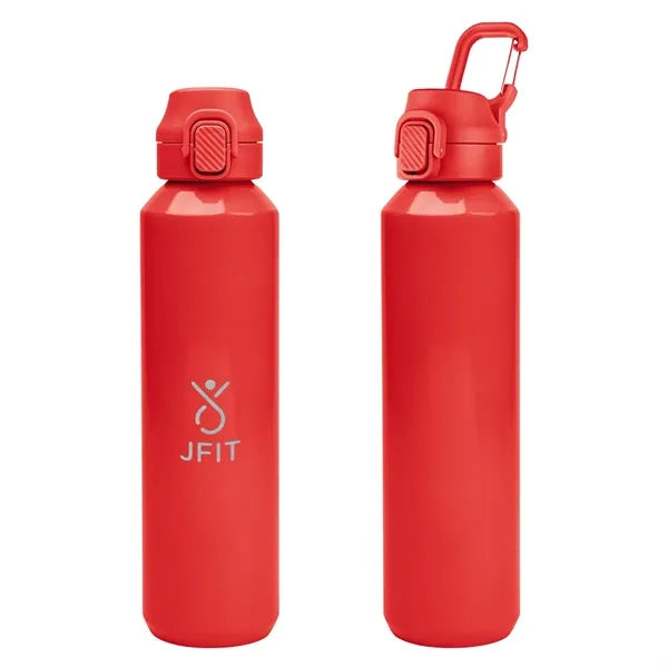 27 Oz. Travis Recycled Aluminum Bottle With Carabiner