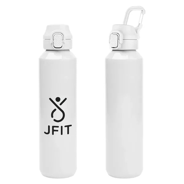 27 Oz. Travis Recycled Aluminum Bottle With Carabiner