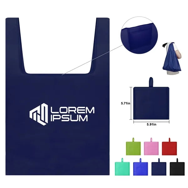 Foldable Shopping Grocery Tote Bag (15.16" x 6.10" x 25" )