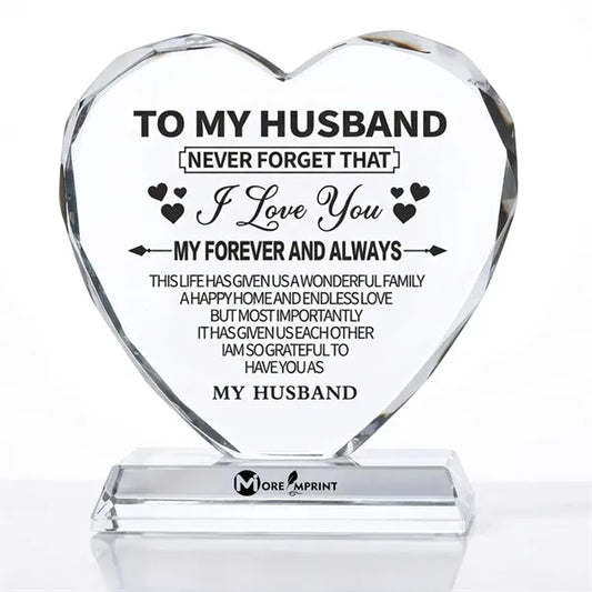 4" Engraved Crystal Trophy Award Gift with Base