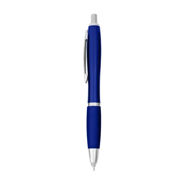 Union Printed - Silver Lighted Tip Click Metal Pen
