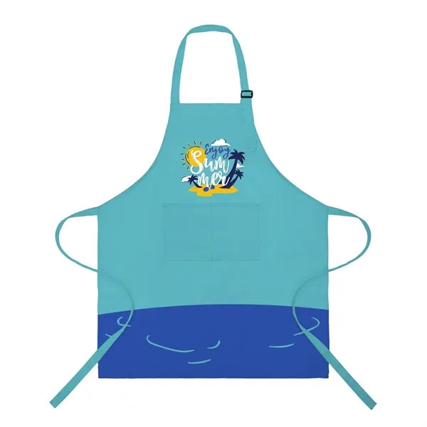 Full Length Sublimated Apron With Pouch