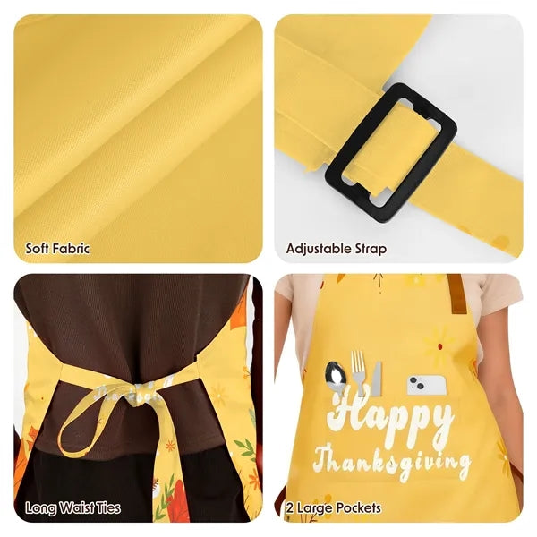 Full Length Sublimated Apron With Pouch