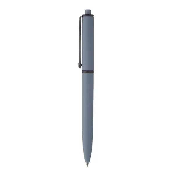 Solid Rubberized Plastic Ballpoint Pen