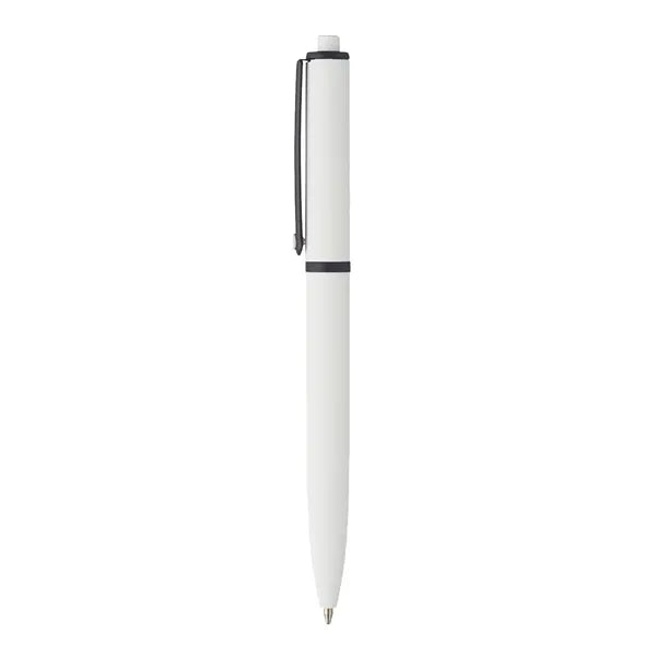 Solid Rubberized Plastic Ballpoint Pen