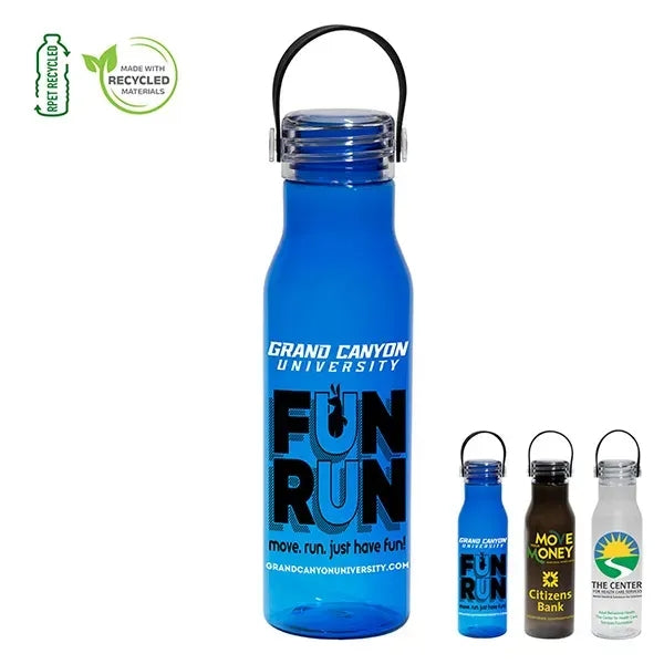 20 Oz. Recycled Bottle with Silicone Carry Strap