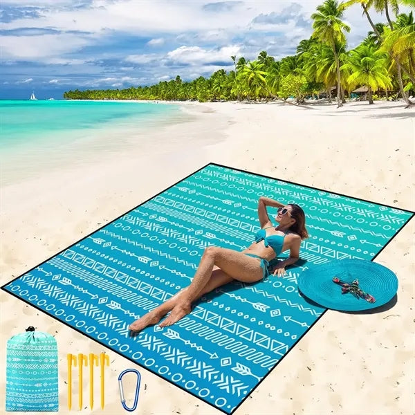 Beach Blanket Waterproof Sandproof Beach Mat