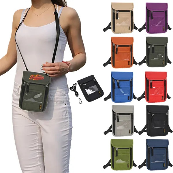 RFID Blocking Multi-Compartment Travel Passport Holde