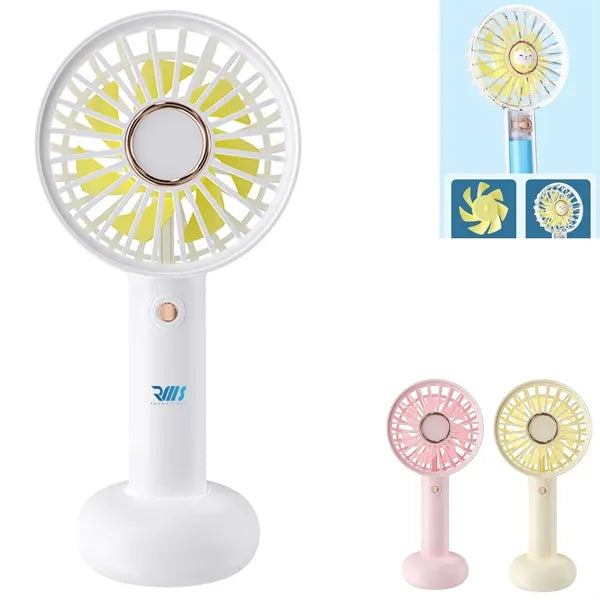 500mAh Cylindrical ABS Plastic Personal Handheld Fan