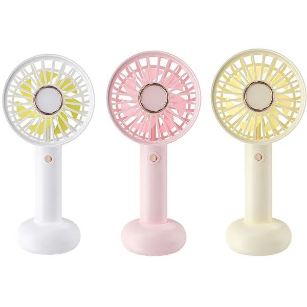 500mAh Cylindrical ABS Plastic Personal Handheld Fan