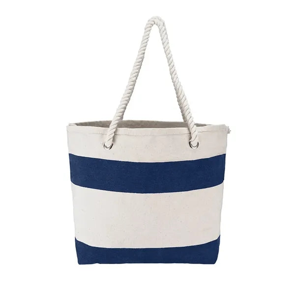 Cotton Resort Tote with Rope Handle