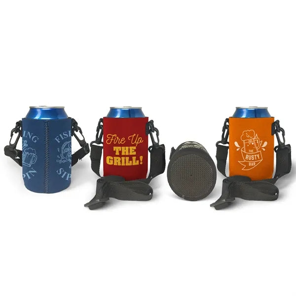 Neoprene Can With Strap Coolie