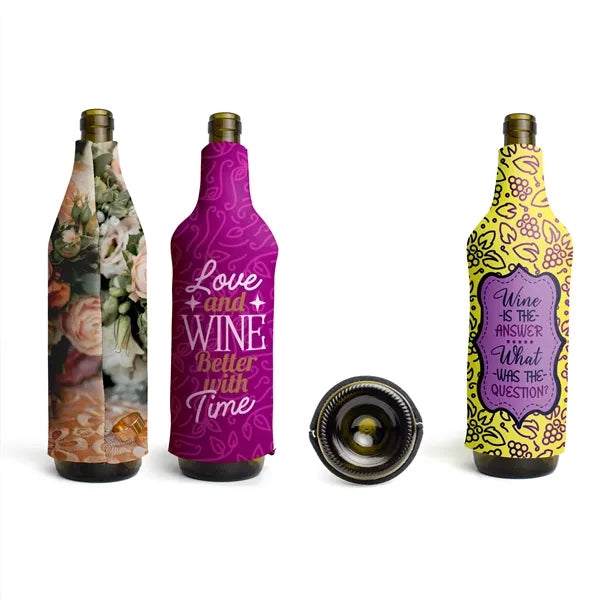 Full Color Wine Bottle Coolie