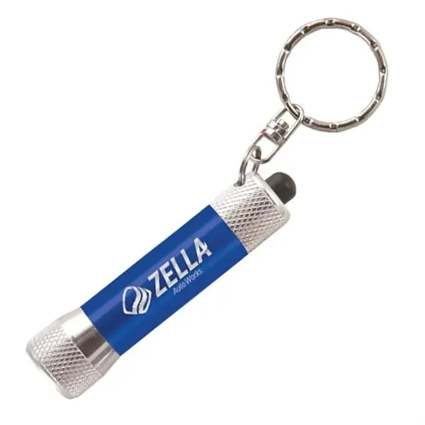 Chroma - Laser Engraved Metal LED Flashlight with Keyring