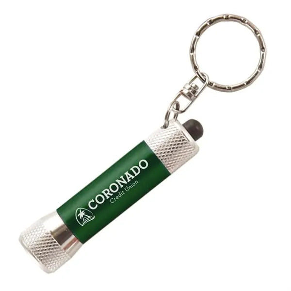 Chroma - Laser Engraved Metal LED Flashlight with Keyring