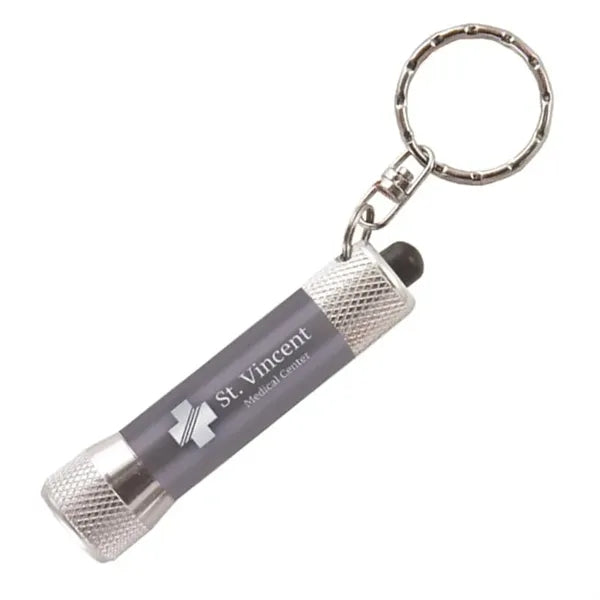 Chroma - Laser Engraved Metal LED Flashlight with Keyring