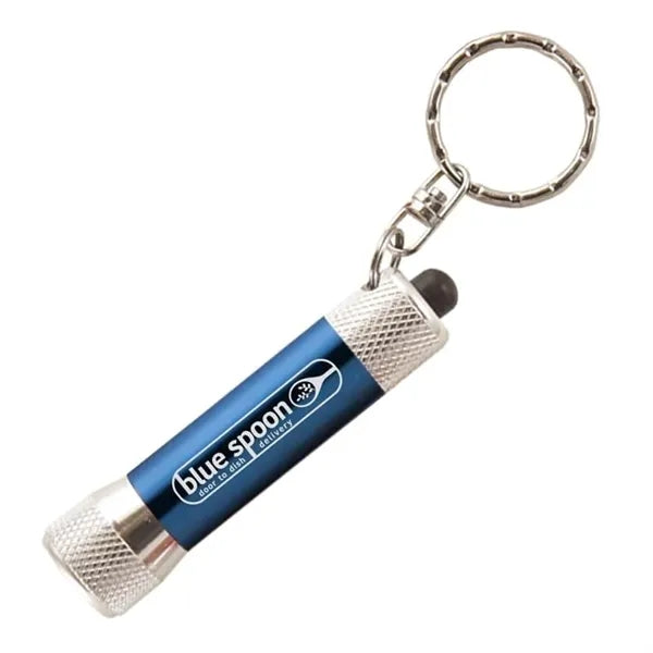 Chroma - Laser Engraved Metal LED Flashlight with Keyring