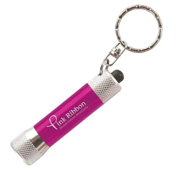 Chroma - Laser Engraved Metal LED Flashlight with Keyring